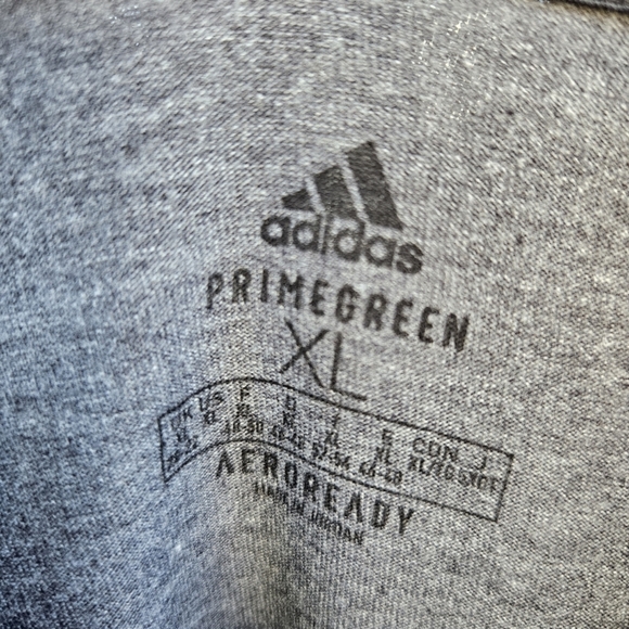 Adidas Gray Raglan Long Sleeve Shirt - Picture 4 of 5